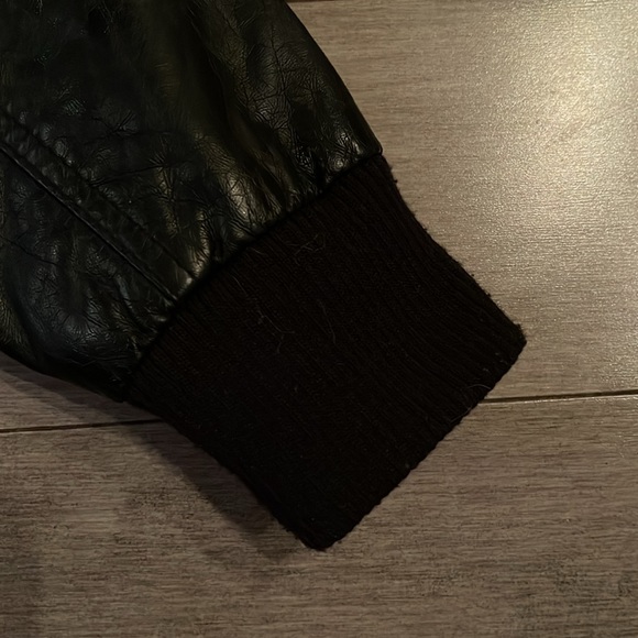 UrbanRepublic Unisex Kids Black Pleather Jacket. Size 7 - Picture 4 of 16